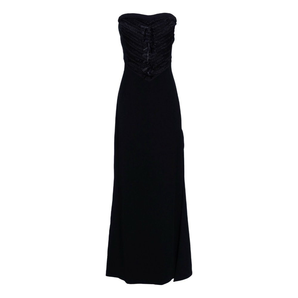 CristinaEffe’s Elegant Black Strapless Evening Gown - Picture 3 of 12